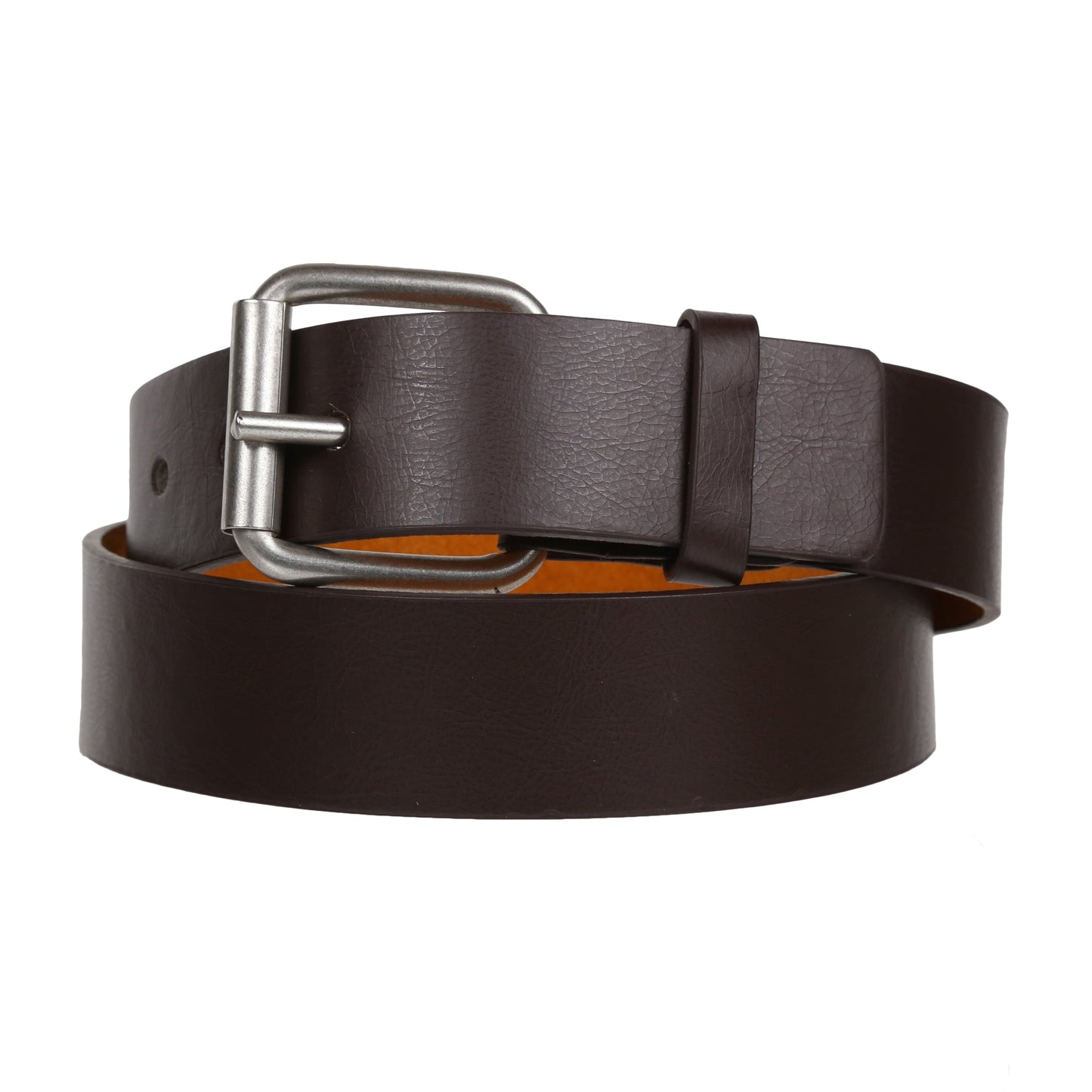 Forest 1.5" Wide Thick Buckle Bonded Leather Belt