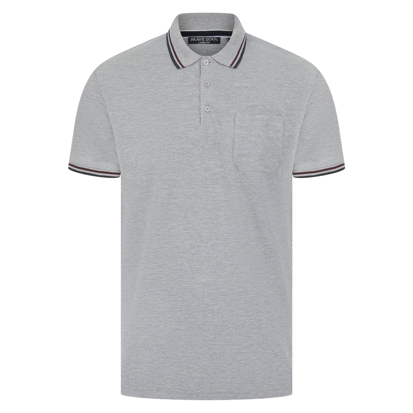 Brave Soul Cosmo Pique Polo Shirt