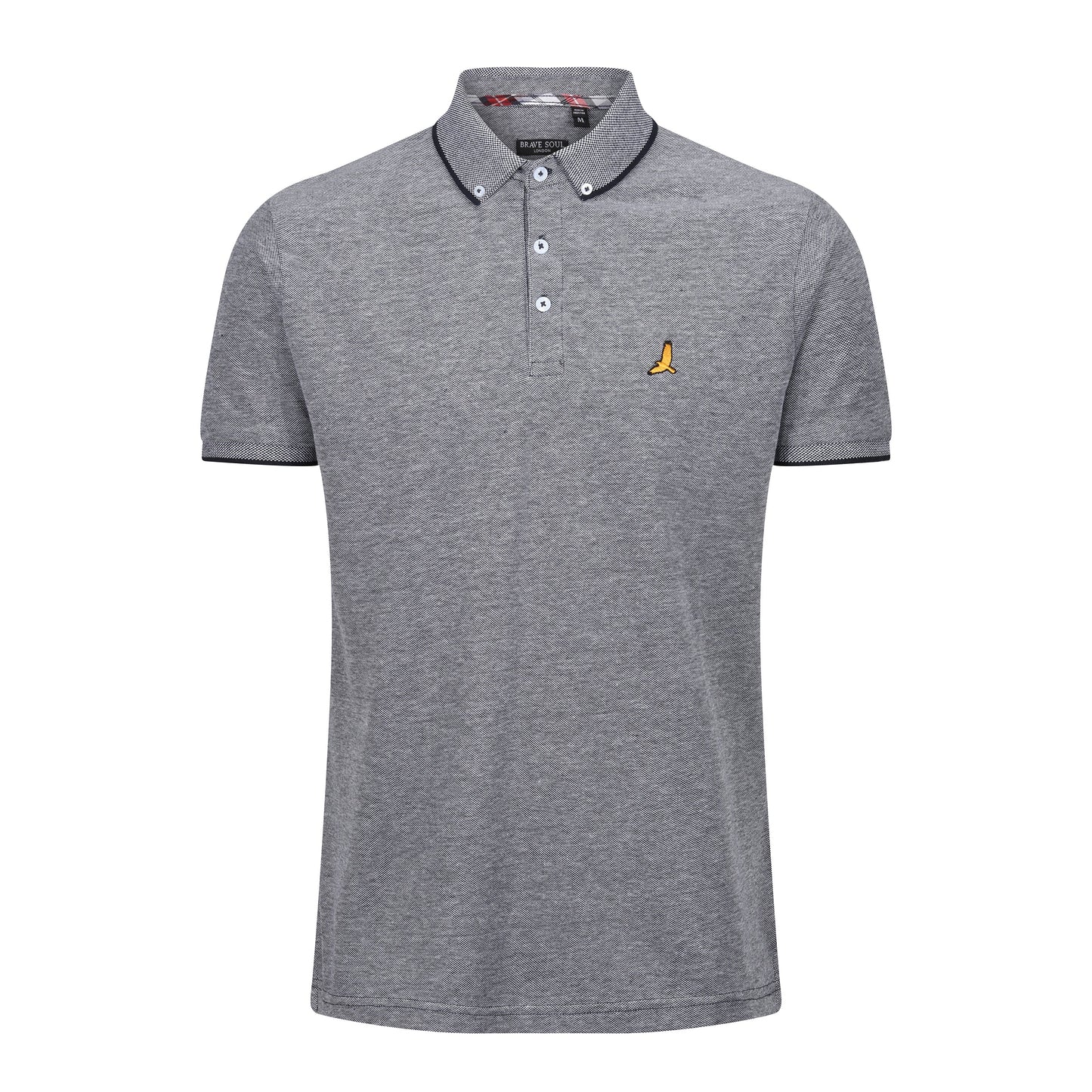 Brave Soul Kubo Pique Polo Shirt