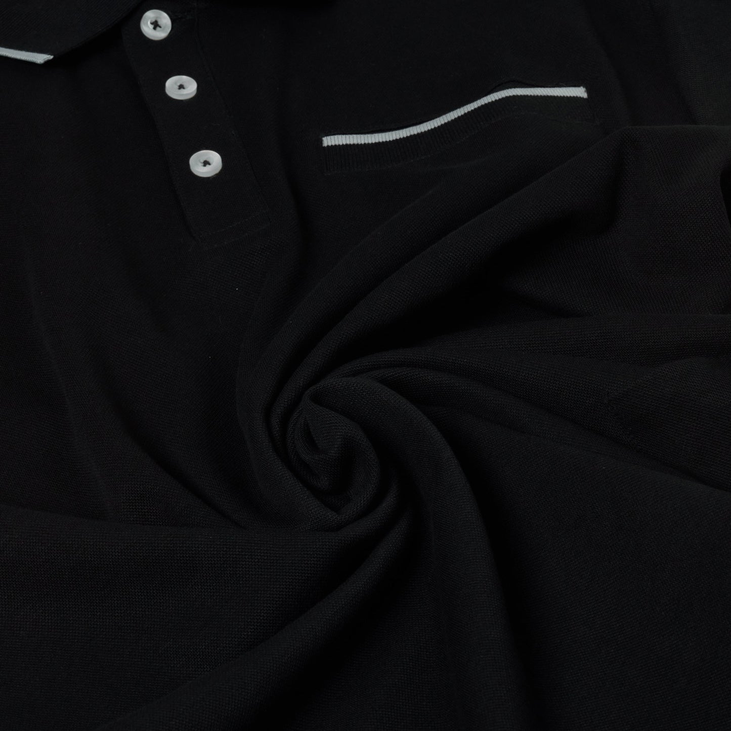 Evryone Contrast Tipped Polo Shirt