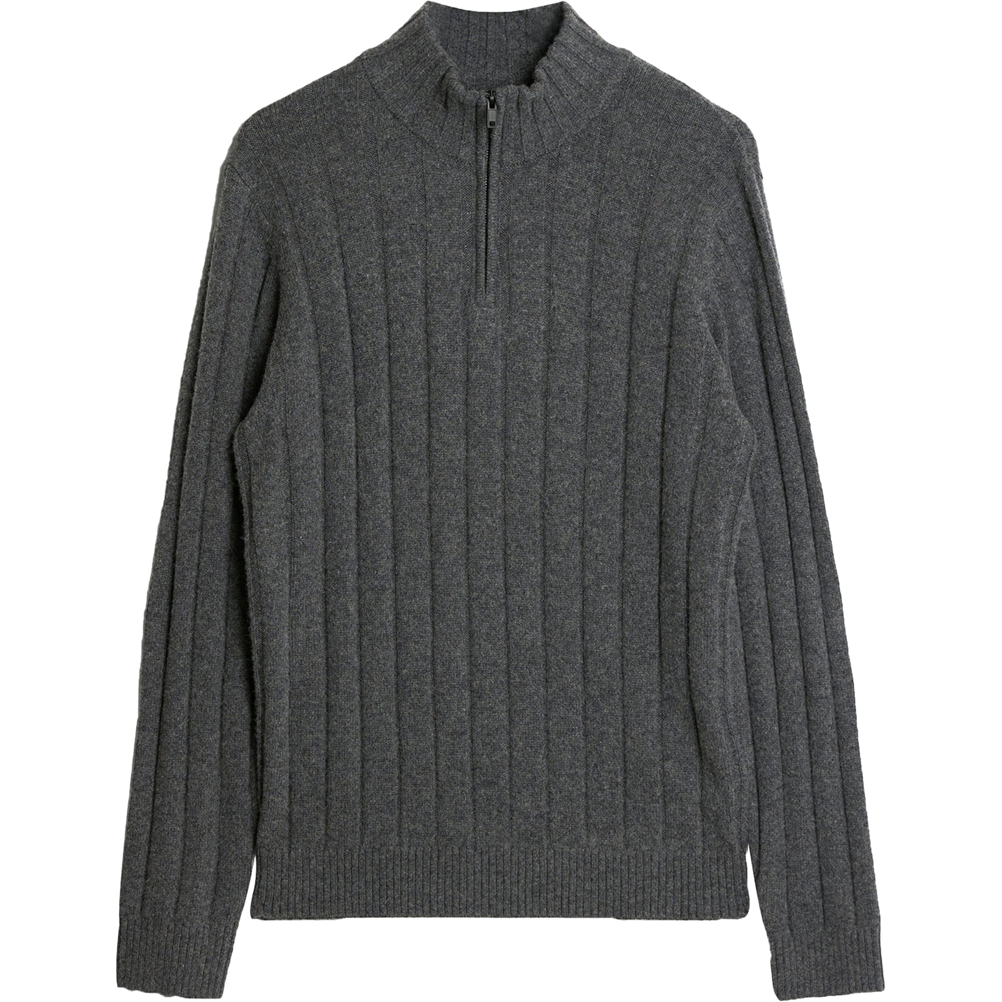Dressman Wool Blend Quarter Zip Pullover