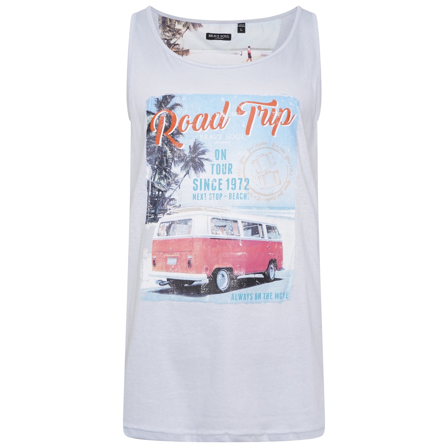 Brave Soul Printed Graphic Vest