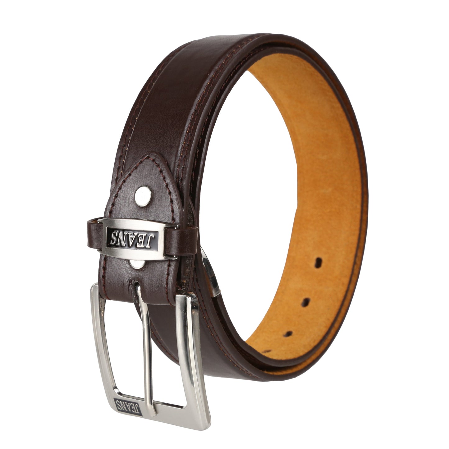 Forest 1.5" Wide Jeans Design Bonded Leather Belt