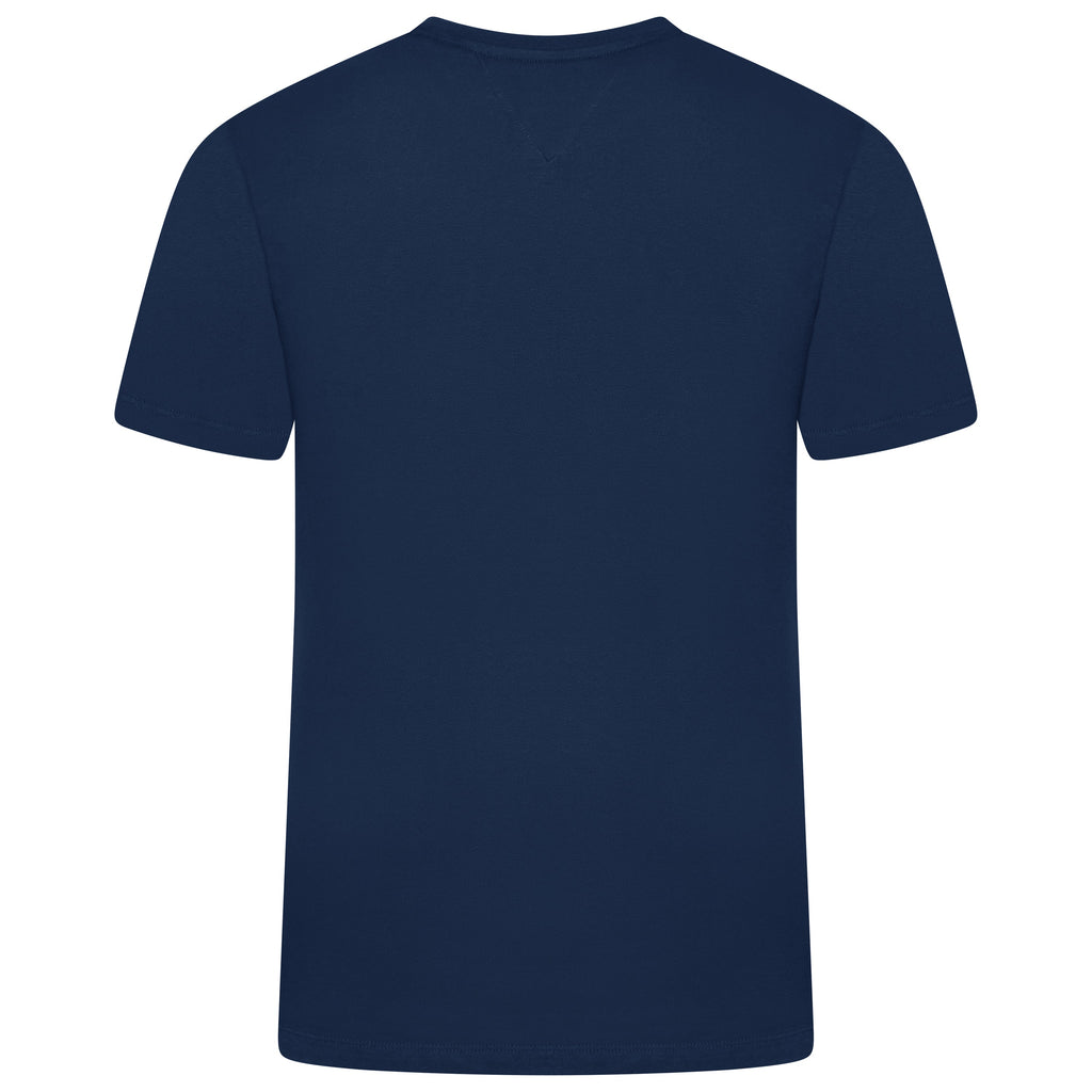 Tommy Hilfiger Flag Embroidery Jersey Crew Neck T-Shirt