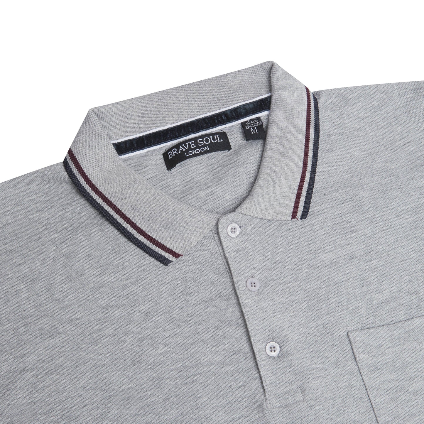 Brave Soul Cosmo Pique Polo Shirt