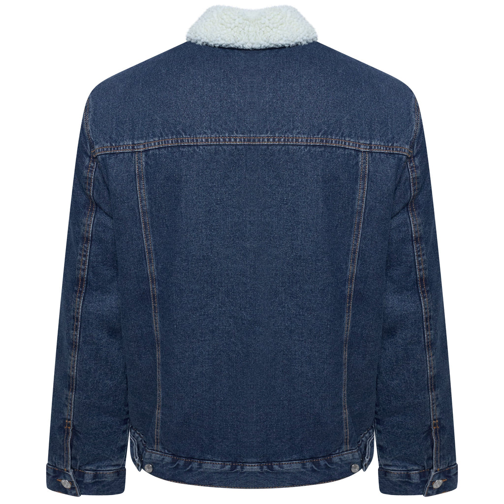 Kiabi Sherpa Fleece Lined Denim Jacket
