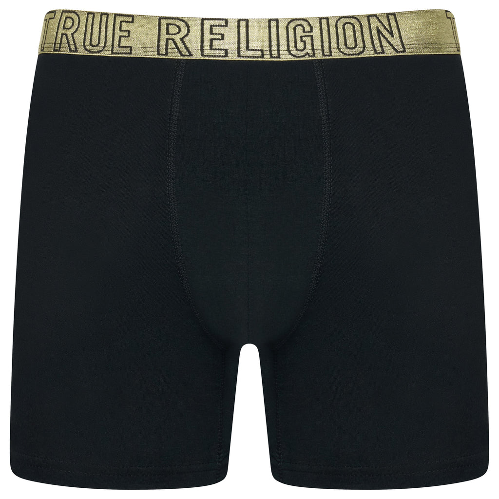 True Religion 4 Pack Fly Front Boxer Briefs