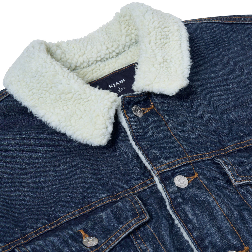 Kiabi Sherpa Fleece Lined Denim Jacket