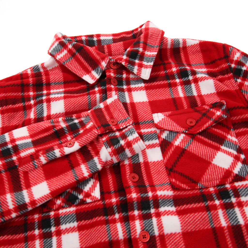 Brave Soul Belfast Check Fleece Overshirt