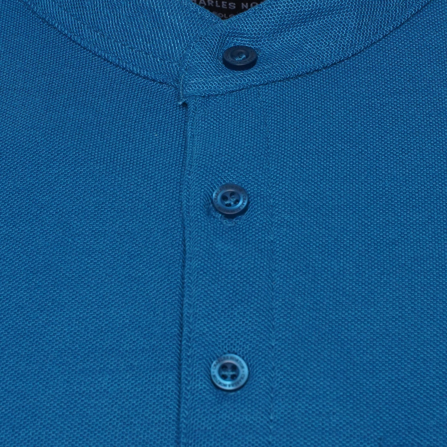 Charles Norton Grandad Collar Polo Shirt