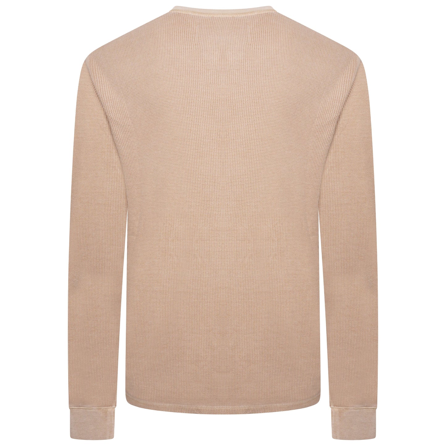 M&S Henley Waffle Long Sleeve Top