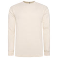 One Brand Crew Neck Waffle Knit T-Shirt