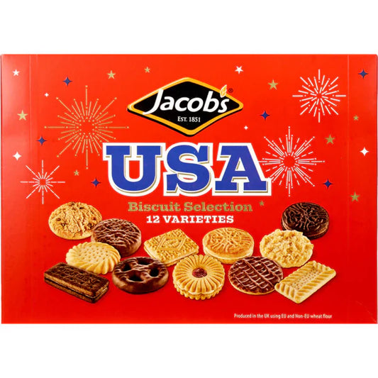 6 x Jacobs Usa 12 Varieties Biscuit Selection 800G
