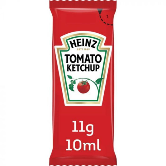 200 x Heinz Portions Tomato Ketchup 11Gm