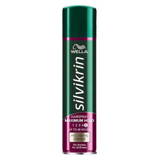 6 x Silvikrin Hairspray Maximum Hold - 400ML