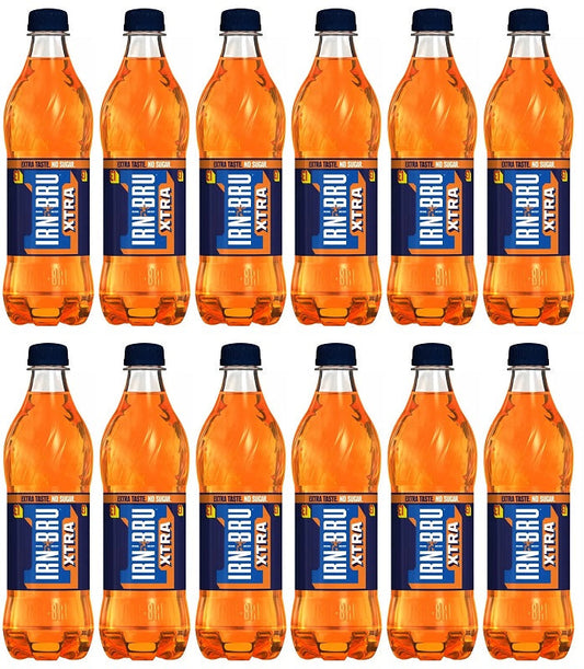 12 x Irn-Bru Xtra 500Ml