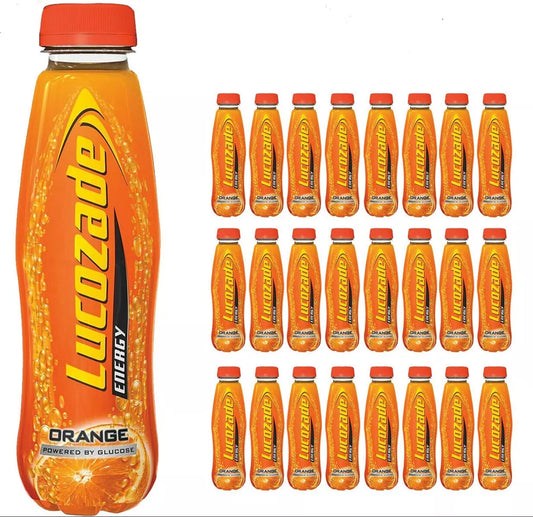 24 x Lucozade Energy Drink Orange 380Ml