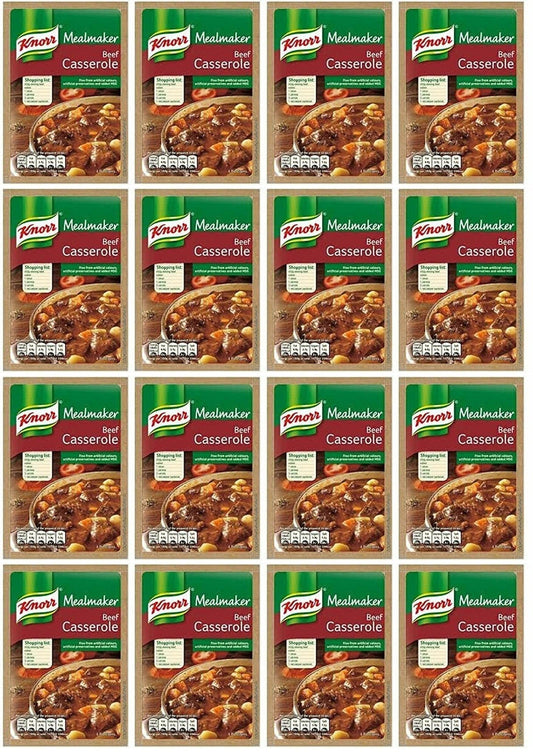 16 x Knorr Mealmaker Beef Casserole 48G