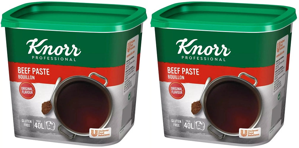 2 x Knorr Professional Beef Paste Bouillon 880G