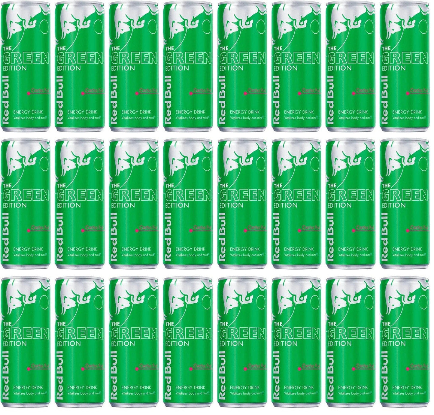 24 x Red Bull The Green Edition Cactus Fruit Energy Drink 250Ml