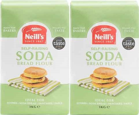2 x Soda Bread Flour - Neills (3KG)