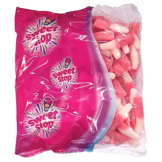 125 x Sweet Stop Fizzy Milkshake Bottles 10g