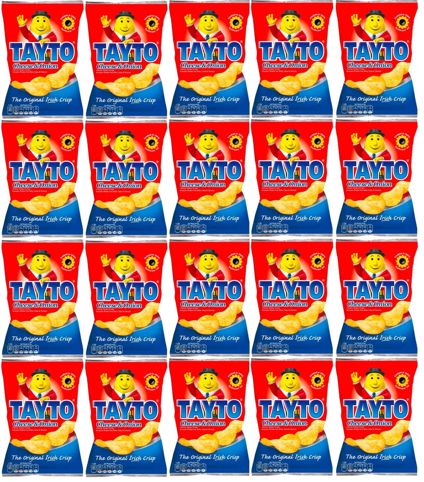 20 x Tayto Cheese & Onion 35g