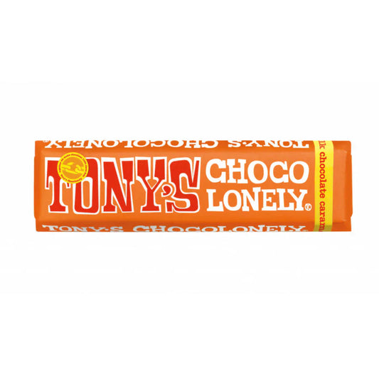 35 x Tonys Chocolonely Milk Chocolate Caramel Sea Salt 35G