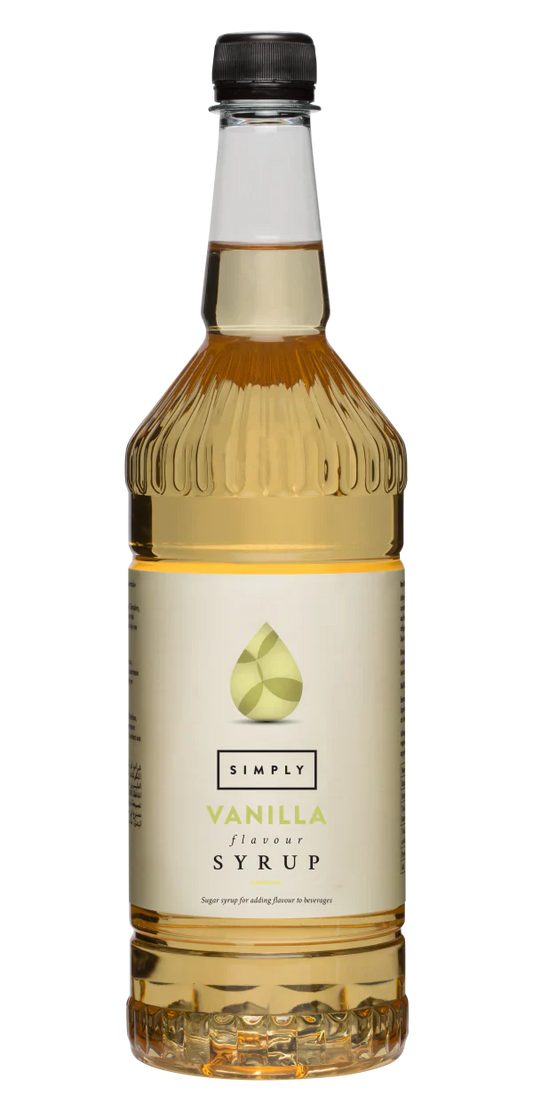 6 x Simply Vanilla Flavoured Syrup 1 Litre