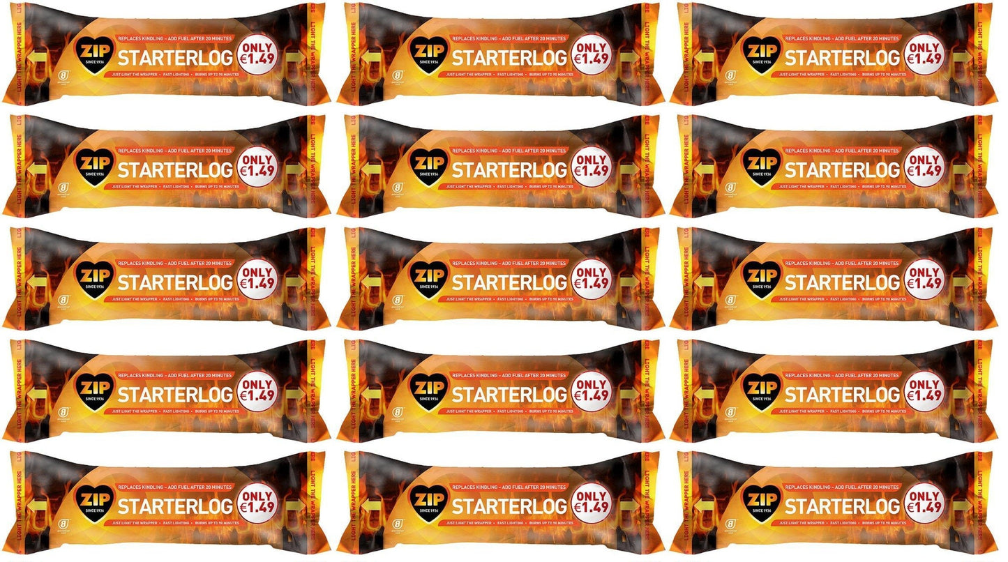 15 x Zip Starterlog 700G